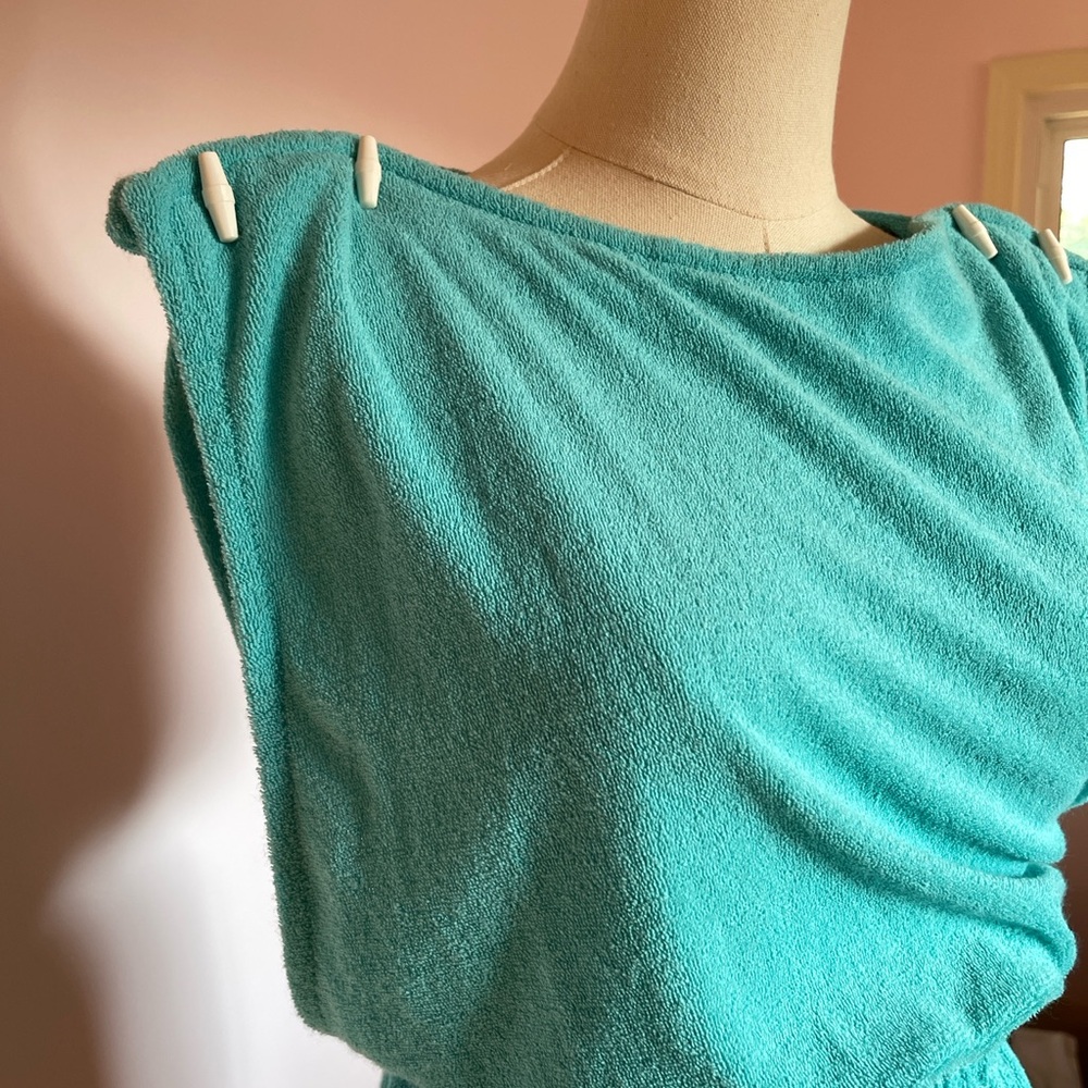 Vintage terry cloth swim cover up - Picture 4 of 11